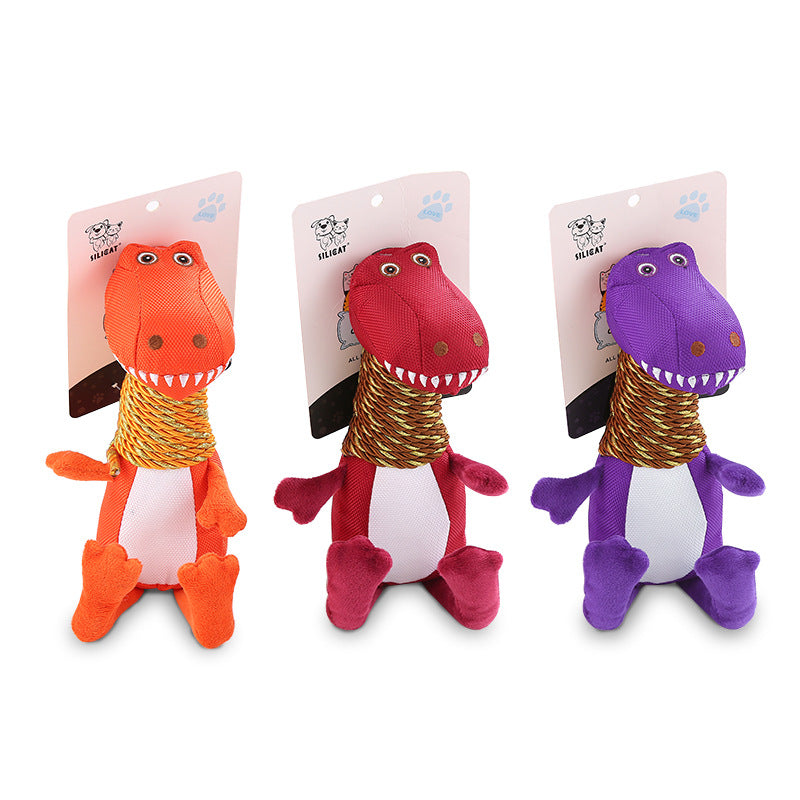 Plush Squeaky Dinosaur — 0.157 kg — additional view