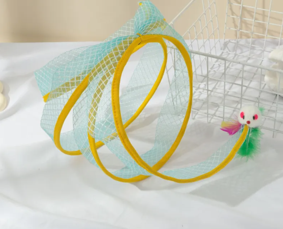Folding Cat Tunnel with Feather Toy — additional view