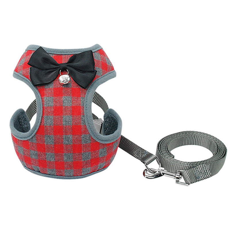 Checkered Harness and Lead — Sized by Weight — additional view
