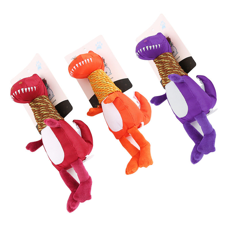 Plush Squeaky Dinosaur — 0.157 kg
