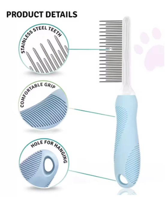 Needle-Pin Grooming Comb — Everyday Coat Maintenance — additional view