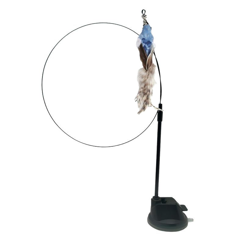 Suction-Cup Bird Teaser — 75 g, Spare Head Included