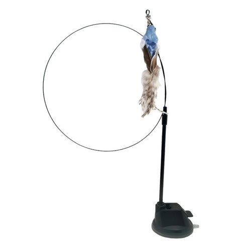 Suction-Cup Bird Teaser — 75 g, Spare Head Included