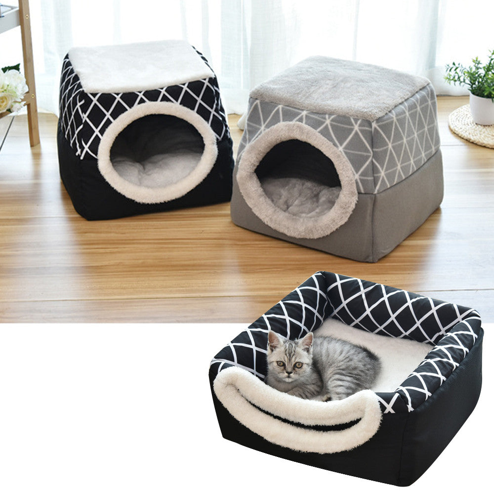 Enclosed Pet Bed — L 35×33×30 or XL 38×38×34 cm — additional view