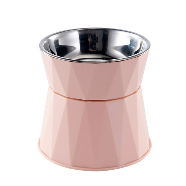Raised Stainless Bowl, 15 × 14 cm — Cats and Small Dogs — additional view