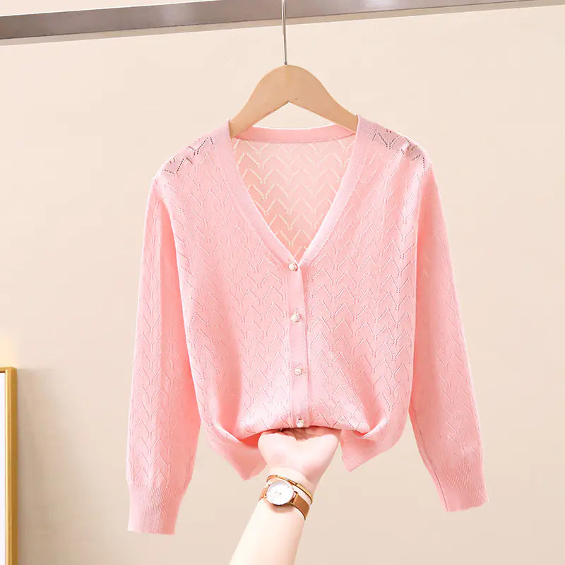 Kids' Cozy UV-Protect Knit Cardigan