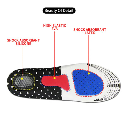 Cushion EVA Shock-Reducing Insoles