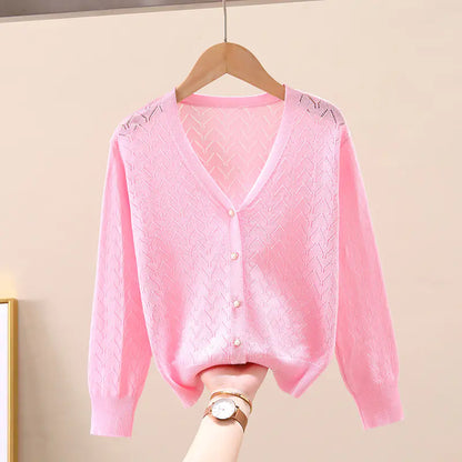 Kids' Cozy UV-Protect Knit Cardigan
