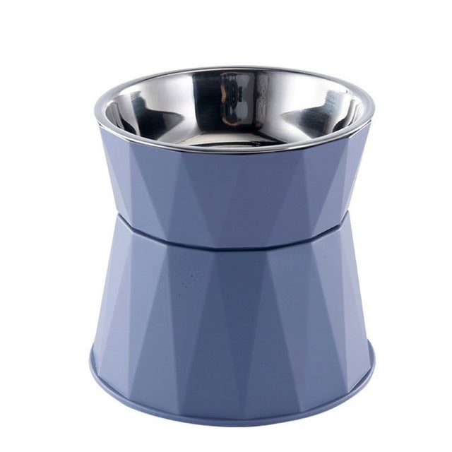 Raised Stainless Bowl, 15 × 14 cm — Cats and Small Dogs — additional view