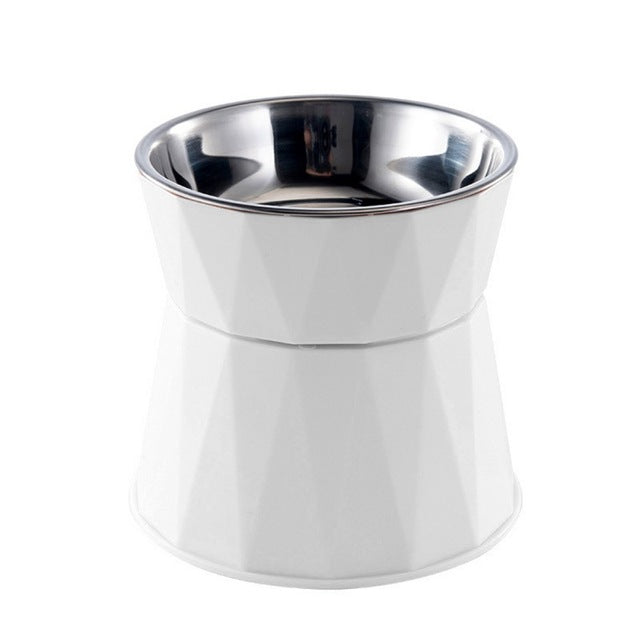 Raised Stainless Bowl, 15 × 14 cm — Cats and Small Dogs — additional view