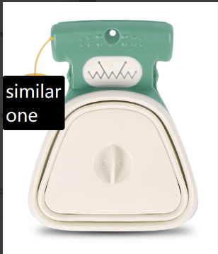 Folding Waste Scoop with Bag Holder — 60 Bags — additional view