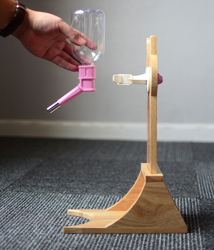 Water Dispenser with Wooden Stand — 300 ml — additional view