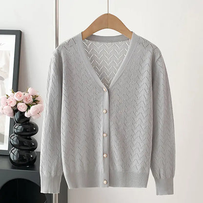 Kids' Cozy UV-Protect Knit Cardigan