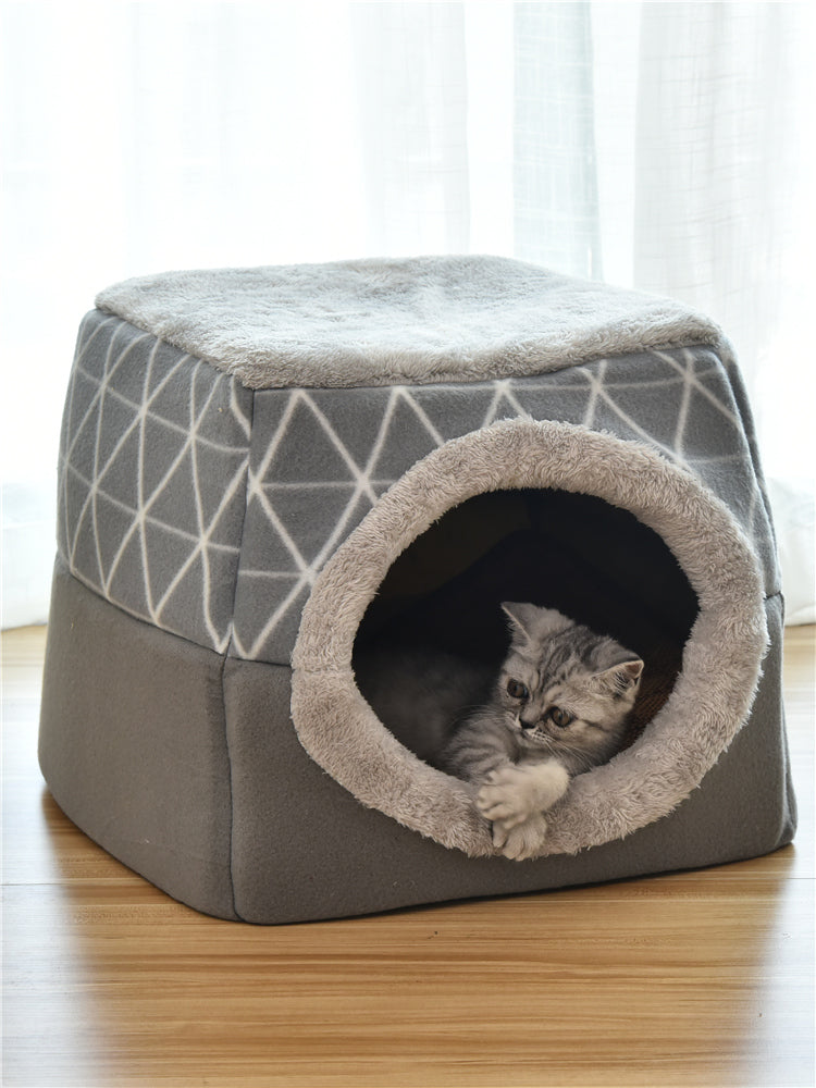 Enclosed Pet Bed — L 35×33×30 or XL 38×38×34 cm — additional view
