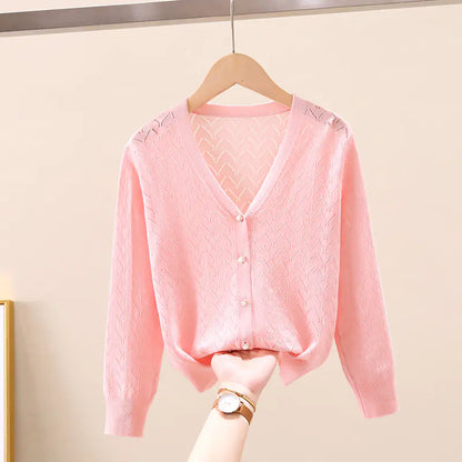 Kids' Cozy UV-Protect Knit Cardigan