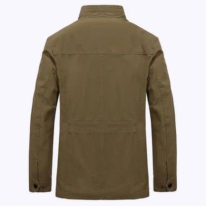 Men's Stylish Cotton Mid-Length Jacket